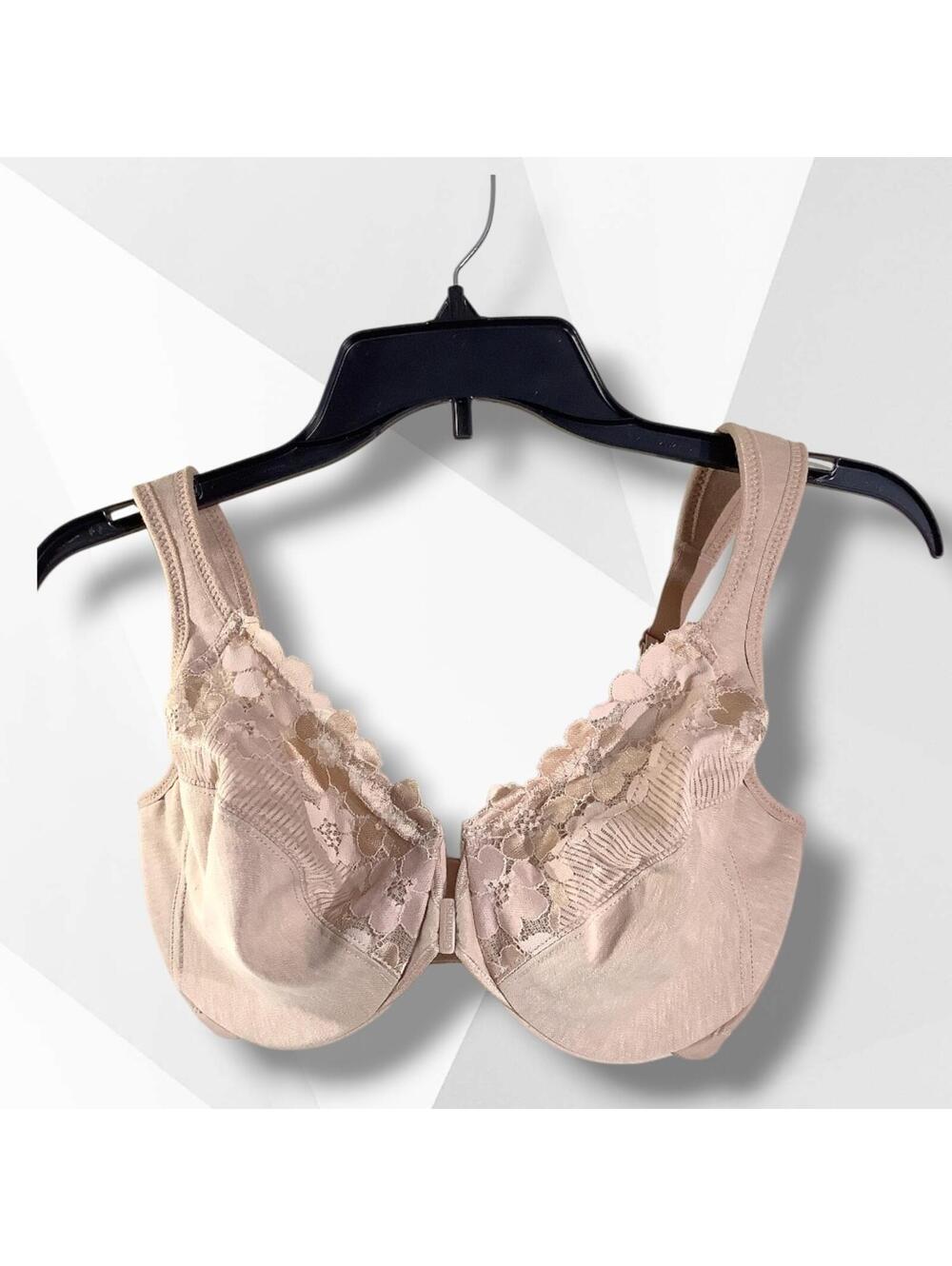 NWOT Glamorise Front-Closure Wonderwire Underwire Bra, #1241, 34DD - Picture 4 of 4